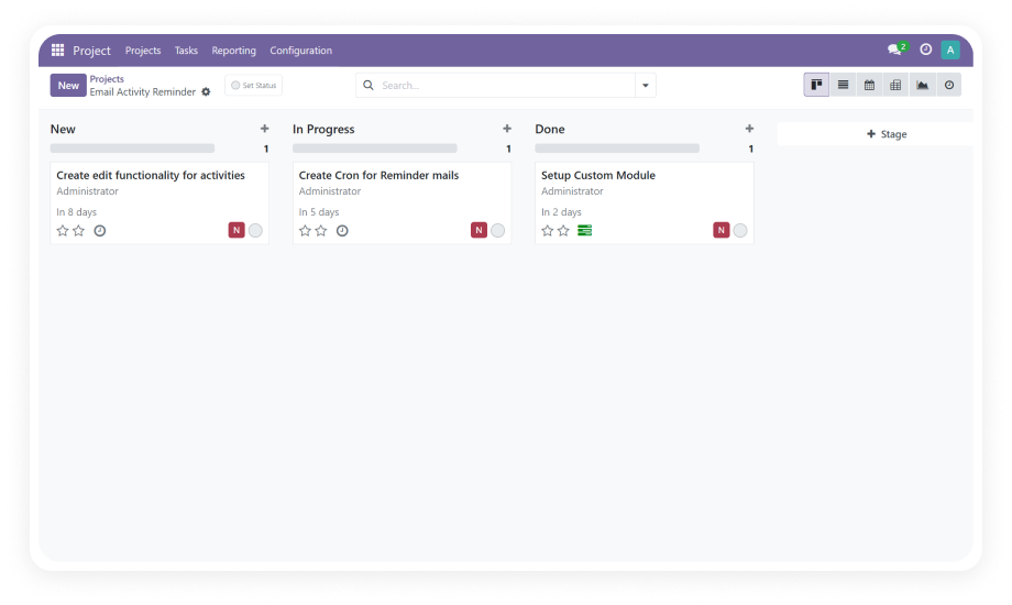 Email Activity Reminder — Automated activity notifications for Odoo