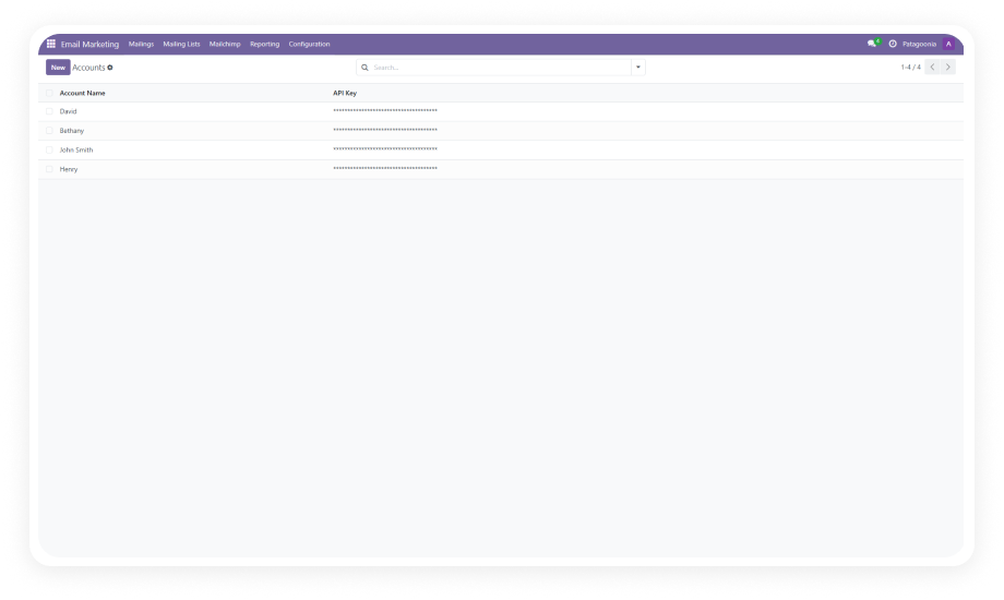 Odoo Mailchimp Connector