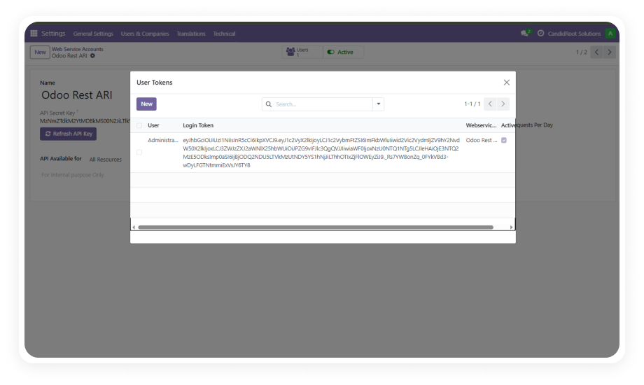 Odoo REST API