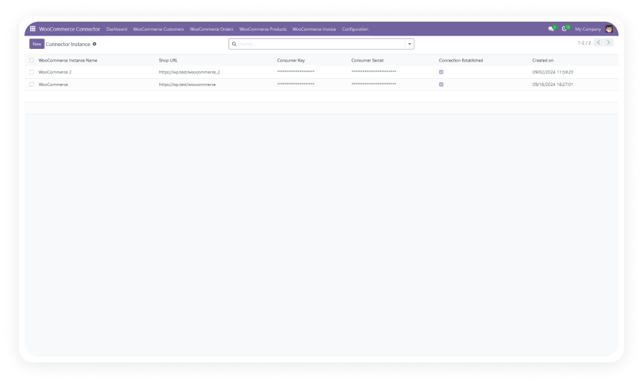 Odoo WooCommerce Connector
