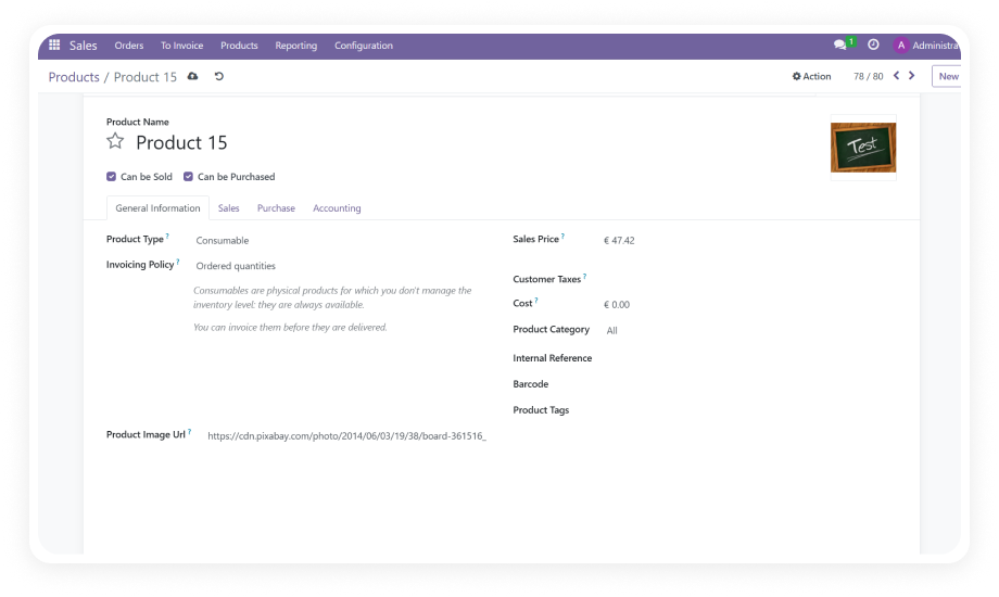 Product Image Import From URL — Bulk image upload via URL and CSV in Odoo