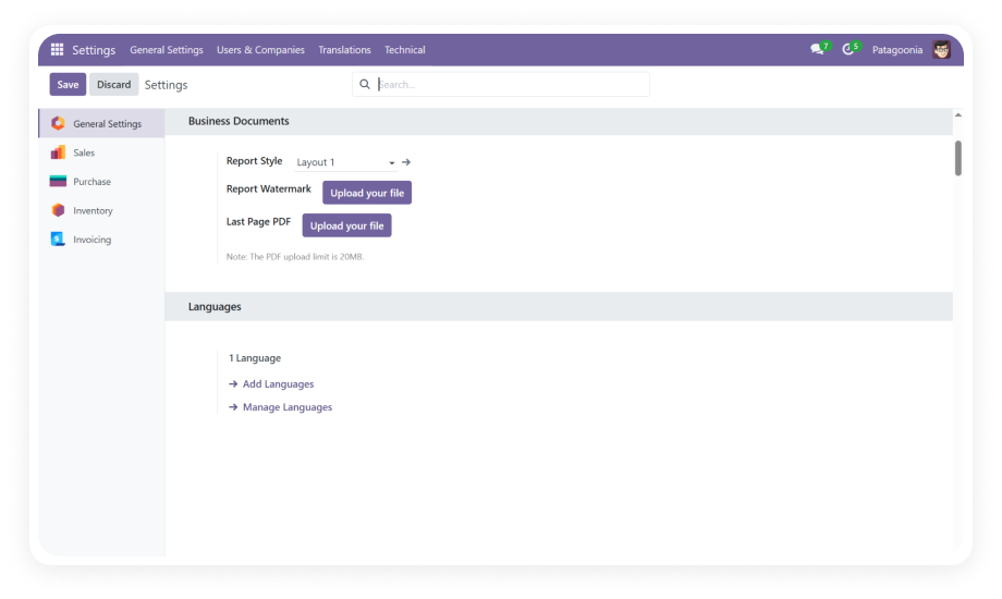 Professional Report Templates for Odoo